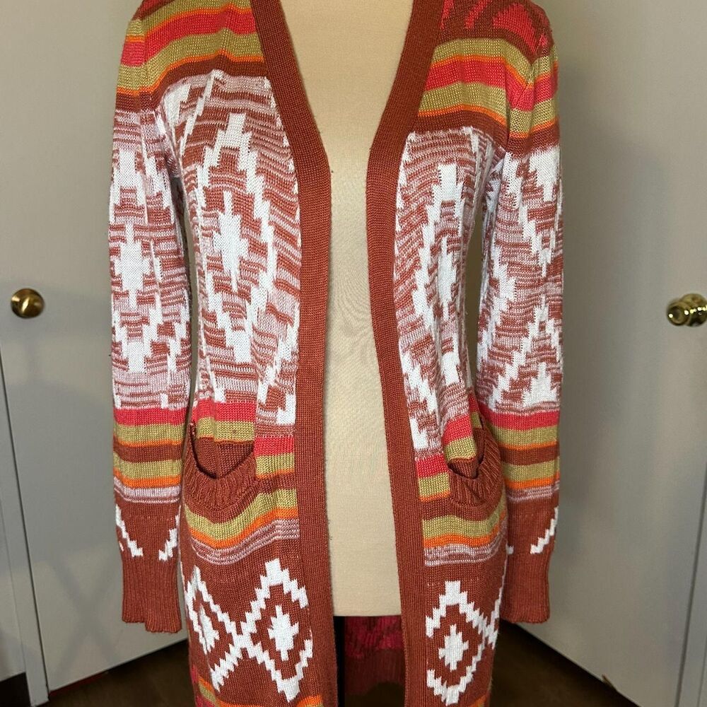 No-boundaries Women's Orange Cardigan